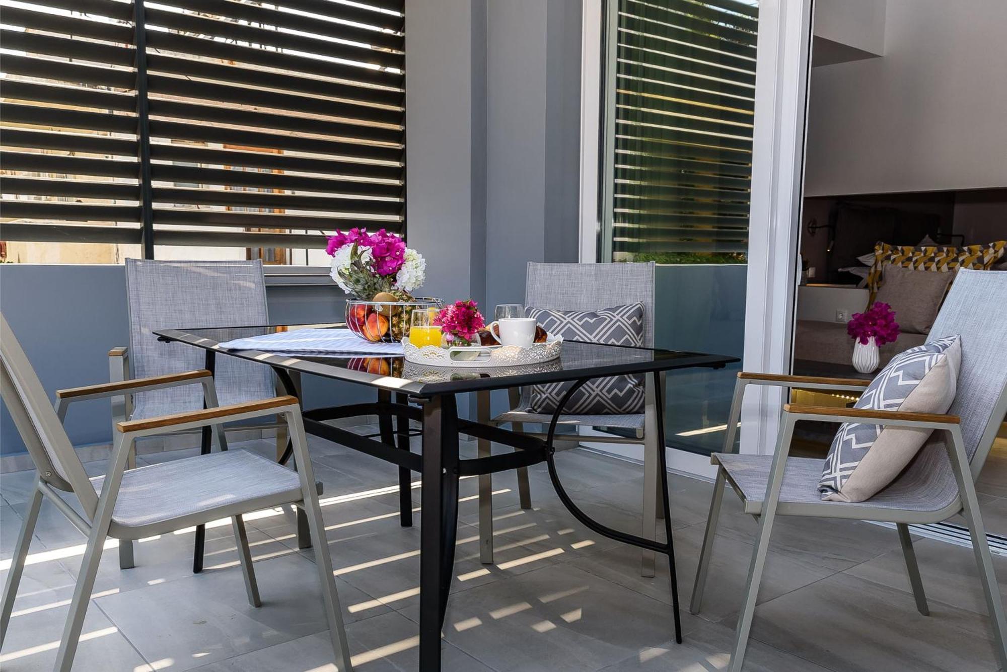 Agia Marina Solar Apartments מראה חיצוני תמונה